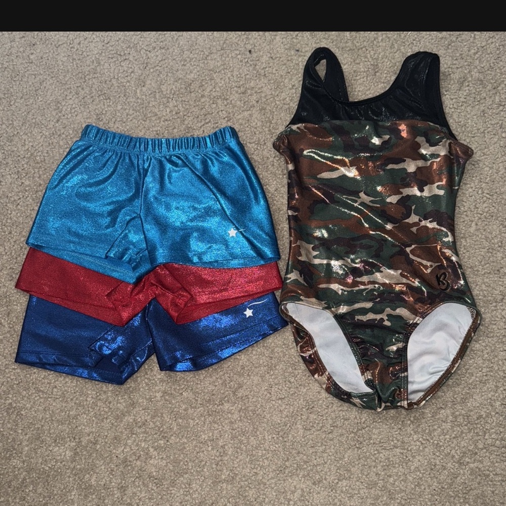Camo and Blue Kids Costume Set